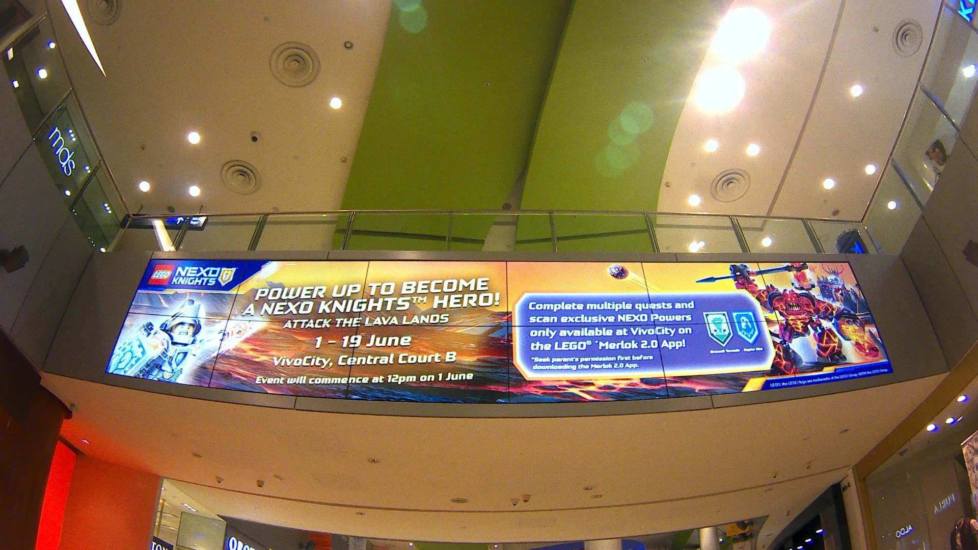 VivoCity Videowall Signage